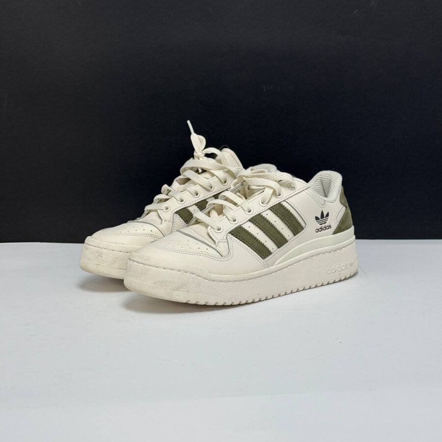 ADIDAS FORUM BOLD STRIPES W IF9519 WhiteKhaki Size 41 13