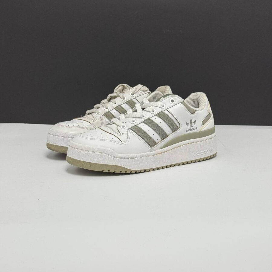 Adidas Forum Bold Stripes Ftw White Size EU38 23