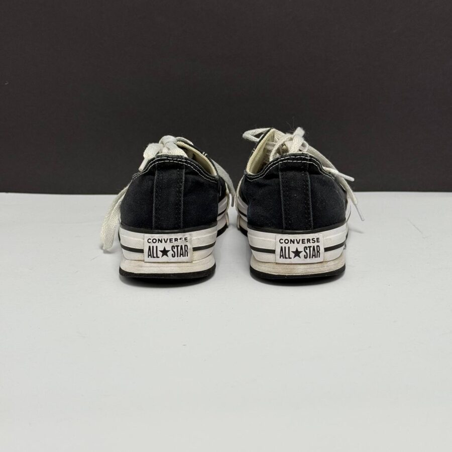 Converse Chuck Taylor All Star Low Black White Sneakers Size EU38.5 - Image 3