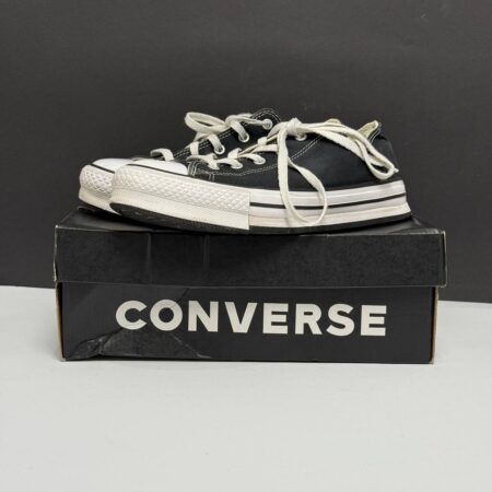 Converse Chuck Taylor All Star Low Black White Sneakers Size EU38.5