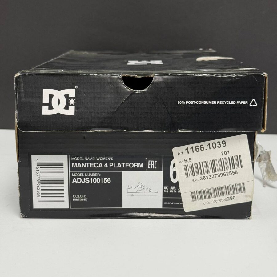 DC Shoes Manteca Sneakersy White. Size EU37,5