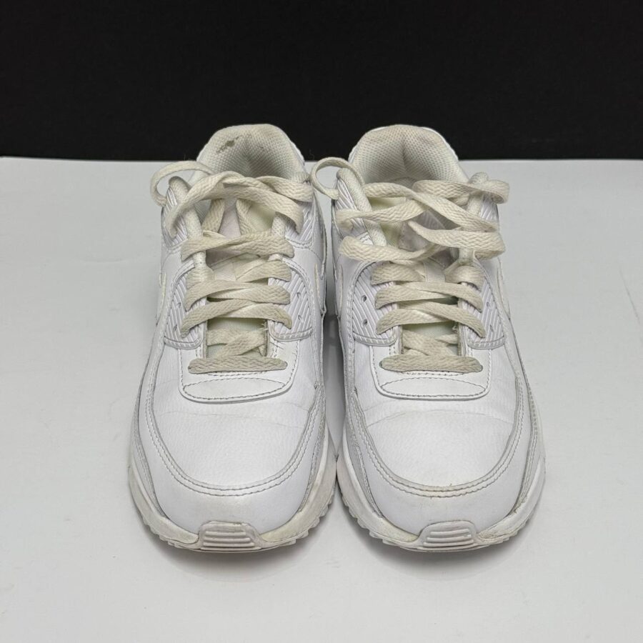 Nike Air Max 90 Leather (GS) All White Size EU38 - Image 2