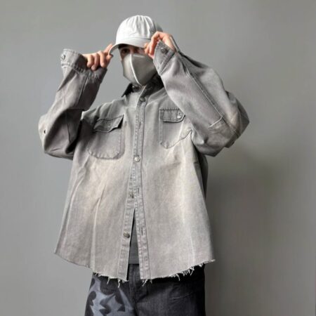Denim jacket SDA Grey World