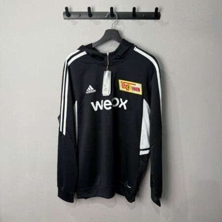 Berlin Union Training Football Jacket Hood Black Adidas (2)