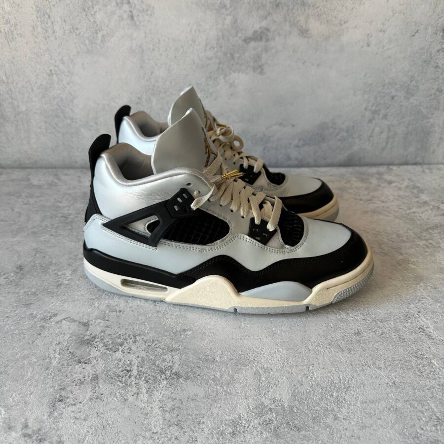 Jordan 4 Retro Platinum Gold (GS) Size EU 40 - Image 2