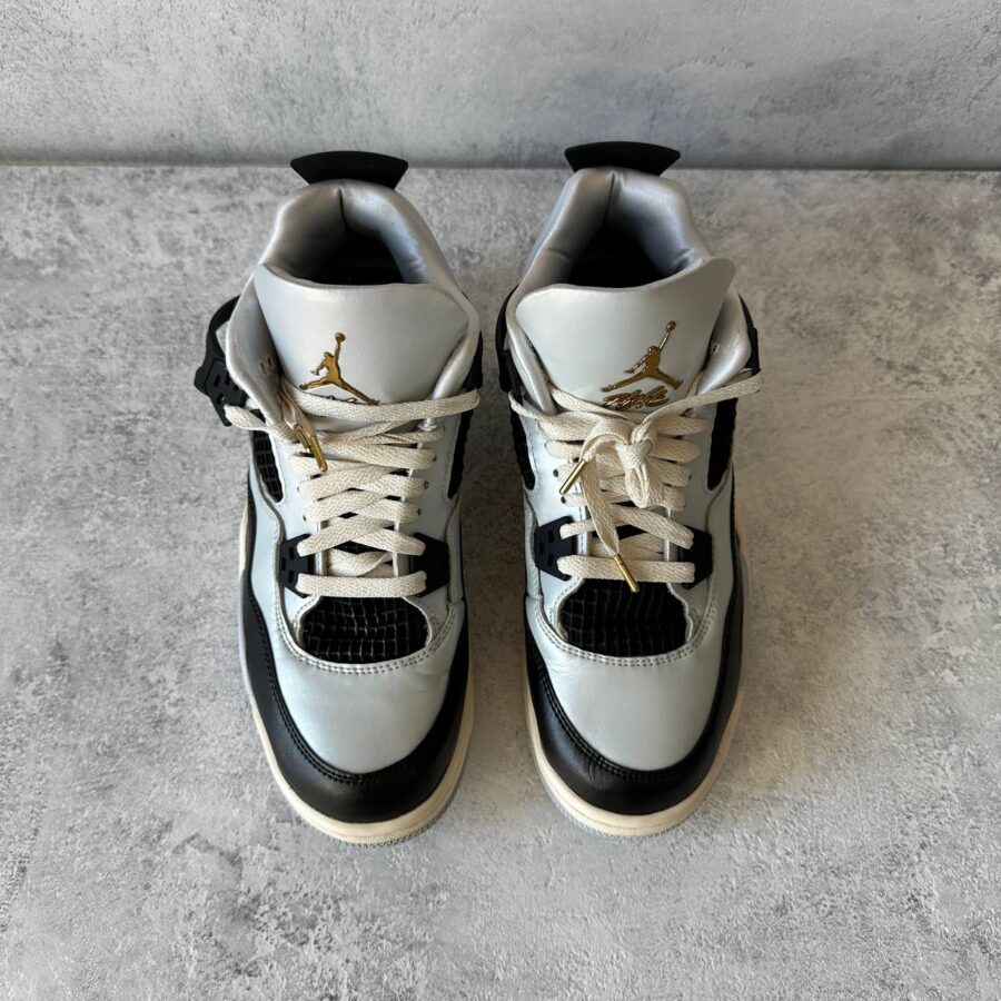 Jordan 4 Retro Platinum Gold (GS) Size EU 40 - Image 5