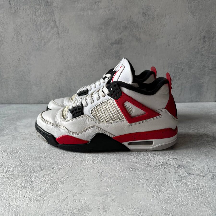 Nike Air Jordan 4 Red Cement Size EU 43 - Image 3