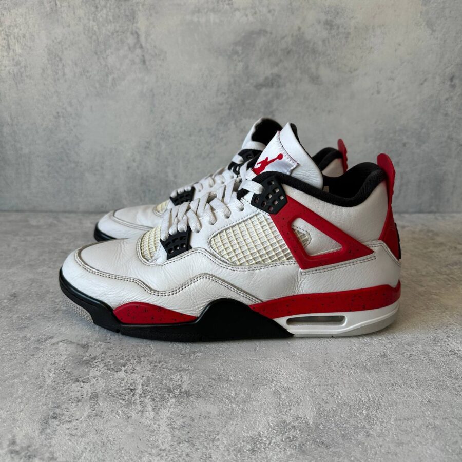 Nike Air Jordan 4 Red Cement Size EU 42 - Image 3