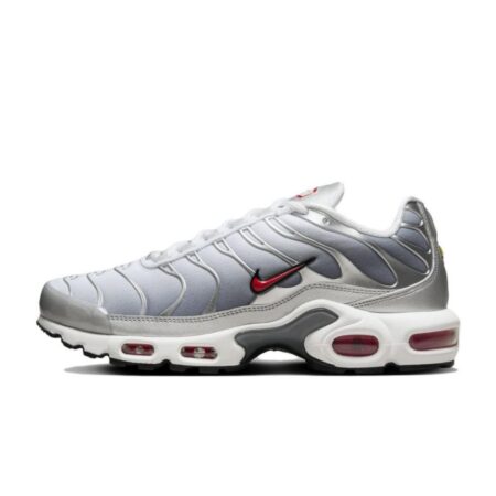 Air Max Plus 'Metallic Silver University Red' HM9654-001 Size 38
