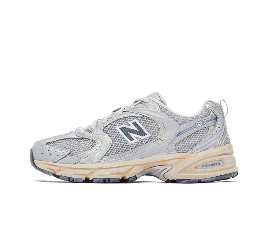New Balance 530 Vintage Silver Metallic Moonbeam Size 42.5 MR530VS