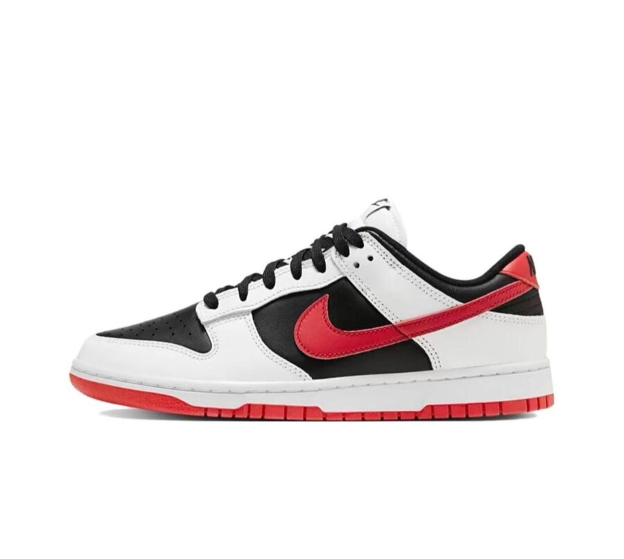 Nike Dunk Low 'White Black Red' FD9762-061 Size 42